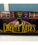 Vtg Coyote Kate’s Las Vegas framed framed casino glass 20” x 10” western... - $128.50 CAD