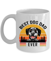 Dalmatian Dogs Coffee Mug Ceramic Gift Best Dog Dad Ever White Mugs 11/15oz - £13.19 GBP+