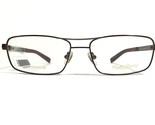 English Laundry STEELE HICKORY WOOD Brille Rahmen Braune Rechteckige 60-... - $55.73