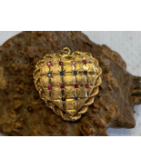 14K Yellow Gold Photo Locket Charm 20.39g Fine Jewelry Multicolor Stones... - £1,100.99 GBP