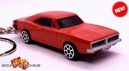 HTF KEY CHAIN 1968~1969~1970 ORANGE DODGE CHARGER R/T FAST &amp; FURIOUS/GEN... - $34.98