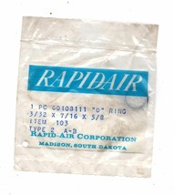 Rapid Air Feeder repair O Ring...Item 103 - $2.50