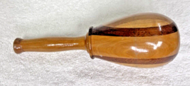 Antique Marquetry Wood Sewing Egg Darner 6 3/4 inch - $622.75 MXN