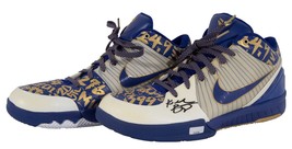 Kobe Bryant Lakers Signed Nike Zoom Kobe IV 2009 NBA Finals Home Sneakers Panini - $12,609.99