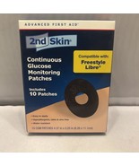 2nd Skin Glucose Monitoring Patches 4.37 in x 3.25 in 10 Patches - £5.55 GBP