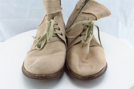 CAT Ankle Boots Women Zip Boot Sz 8 M Beige Leather - £19.90 GBP