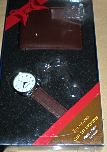 Men's Gift Set - Watch, Wallet & Keychain - $9.90