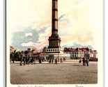 Place De La Bastille Paris France UNP UDB Postcard C19 - £2.37 GBP