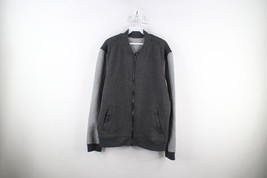 Vintage 90s Streetwear Mens Large Blank Color Block Full Zip Sweatshirt ... - $831.34 MXN