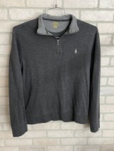 Polo Ralph Lauren Sweater Shirt Size M Pull Over Smooth Cotton Collared ... - £13.96 GBP