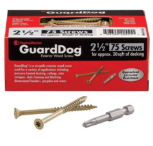 Deck Screws No. 10 X 2-1/2&quot; L Phillips/Square, FastenMaster FMGD212-75 G... - $14.84