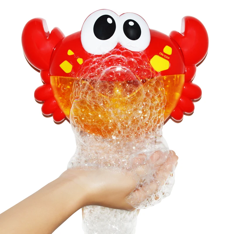 Bubble Crabs Baby Bath Toy Funny Toddler Bath Bubble Maker Pool Swimming Bathtub - £19.69 GBP+