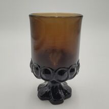 Vintage c.1975 Madeira Smoke Brown Franciscan Footed Juice Wine Glass 4.75" - $8.89