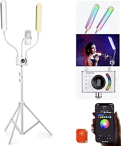 NEEWER RGB Esthetician Light Kit Upgraded with Phone APP Control/Touch B... - $362.99