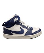 Nike Court Borough Mid 2 Sneakers Youth 4.5 Blue White Void (GS) CD7782-... - $34.35