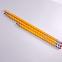 Amoco Wooden pencil set 3 no 2 #2 yellow gas oil advertising employee Vi... - $26.00