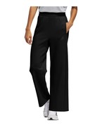 Adidas Womens Pants Black Wide-Leg Pockets Elastic Waist Active Workout ... - $826.52 MXN