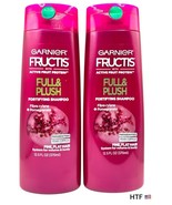 Lot of 2 - Garnier Fructis Full &amp; Plush Fortifying Shampoo for Fine Flat... - $1,088.94 MXN