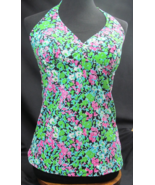 Gottex  Floral Halter Tankini Top Built in Bra  Size 12 - $23.79 CAD