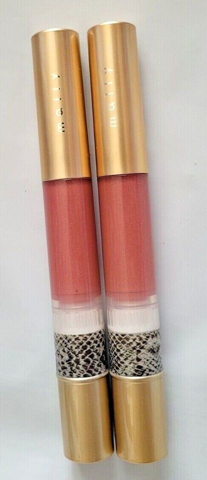 2x Mally Slimline High Shine Liquid Lipstick  Raspberry Full Size New - $12.45