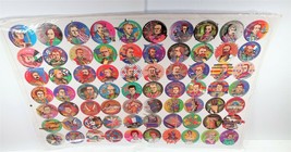 1 Sheet Collector Lot Un-punched Pogs / Milk Caps Presidents 1st Lady Le... - $18.80