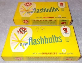 Vintage General Electric GE Camera Flashbulbs M3 - £7.95 GBP