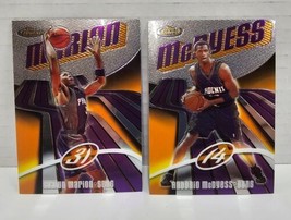 Lot Of 2 Pre Owned 2004 Topps Finest NBA Phoenix Suns #61 #64 Shawn Marion - £1.17 GBP