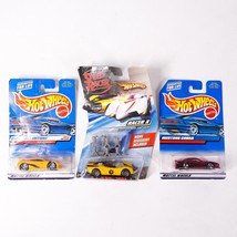 Hot Wheels Mattel Model Vehicle Sports Diecast Race Car Toy Lot x3 New NIB - £8.67 GBP