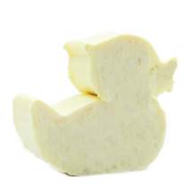 10 Mini Yellow Duck Shaped Guest Soap Bars - Fizzy Peach - £6.25 GBP
