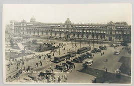Vintage 1940&#39;s RPPC Plaza de la Constitucion Mexico City El Zocalo #157 Postcard - £14.59 GBP