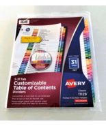 Avery Customizable Table of Contents Dividers 1-31 Tabs Classic (11129)-... - €8,48 EUR
