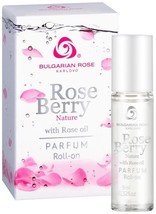 Women Perfume Rose Berry Nature,Roll-on Parfum,9ml Bulgarian Rose Oil&amp;Goji Berry - £5.13 GBP