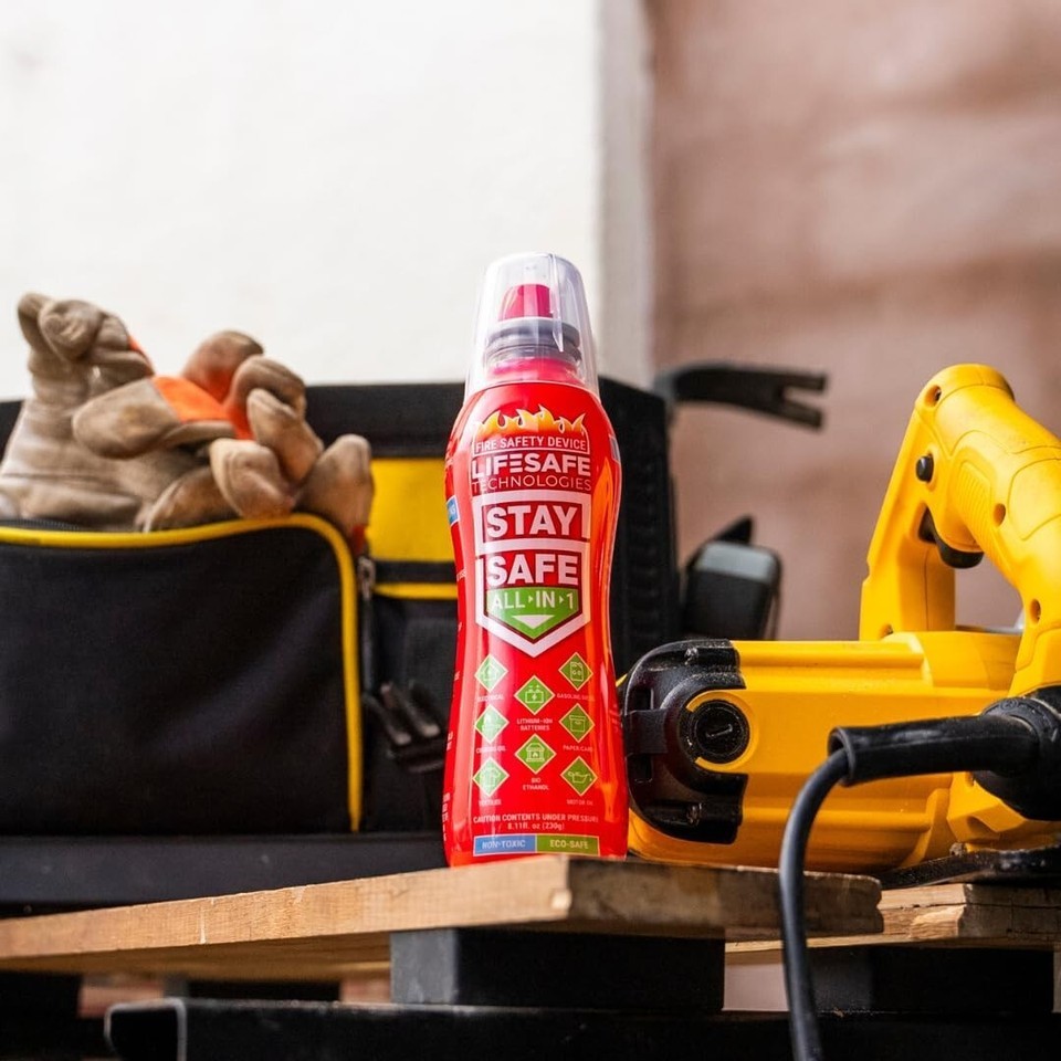 StaySafe Eco-Friendly Portable Fire Extinguisher - Multi-Use 10 Fire Types Item image 5