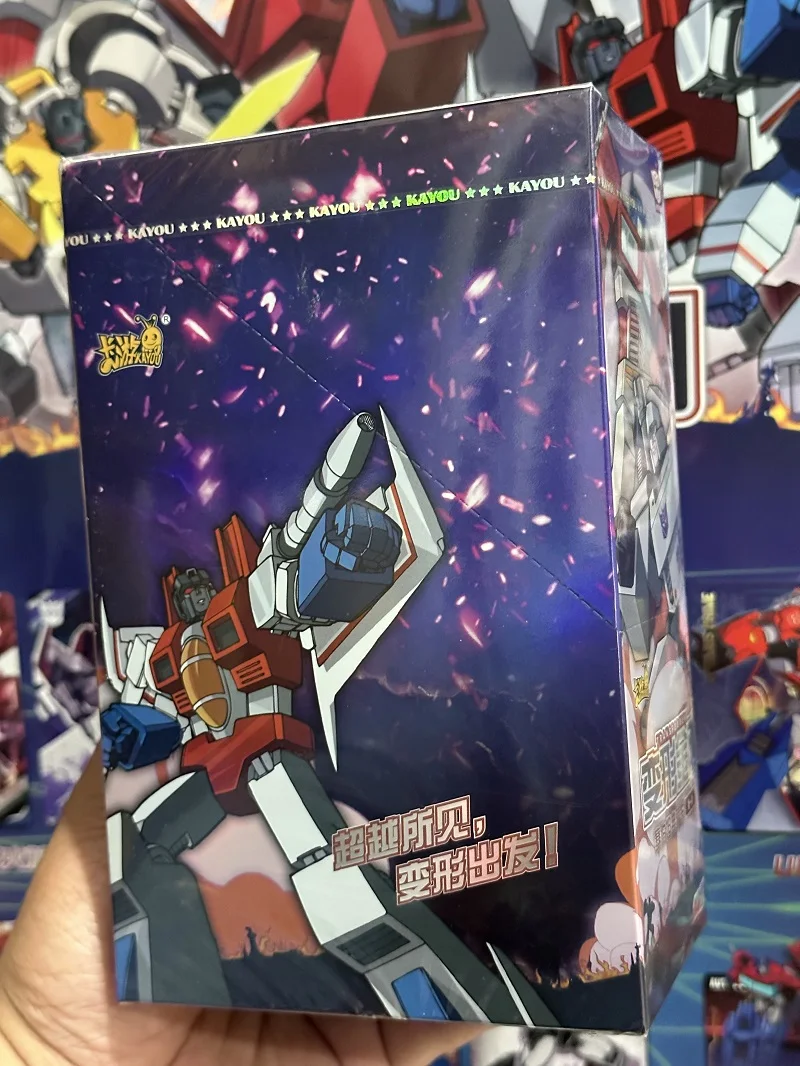 KAYOU Original The New Transformers Card Autobots Convoy Megatron Bumblebee Toy - £13.97 GBP+
