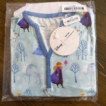 Little Sleepies Frozen Elsa Anna Olaf Womens Bamboo Pajama Top XS NEW Disney - £35.61 GBP