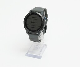 Garmin Fenix 6 Pro Solar 47mm Smartwatch - Black Slate Gray Band image 5