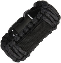 Survco Tactical WBBLKADJGS1 Replacement ParaCord Watch Band Black - £18.45 GBP