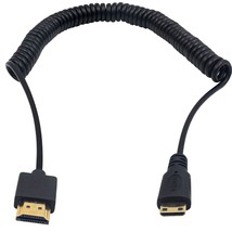 Mini Hdmi To Hdmi Cable, Hdmi To Mini Hdmi Cable, Ultra-Thin Hdmi Male To Mini H - £23.94 GBP