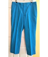 LAUREN RALPH LAUREN Tropical Pool Blue Stretch Corduroy Cropped Pants (1... - $33.37 CAD