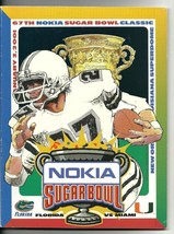 2001 Sugar Bowl Game Program Florida Miam Santana MOSS ED REED SHOCKEY B... - $52.85