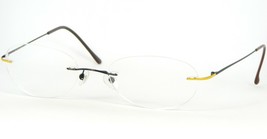 BRILLEN 7685 K 1303 YELLOW /BLACK EYEGLASSES GLASSES RIMLESS 50-17-145mm... - €34,11 EUR