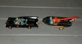 Vintage 1966 CORGI BATMAN &amp; ROBIN Batmobile 267 and Bat Boat Trailer 107... - $254.00