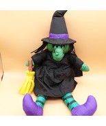 Wicked Witch Plush Nylon 22” Vtg 1993 International Silver Co Halloween ... - $19.98