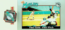 MLB Florida Marlins - First Game, First Pitch Pin - New - £6.72 GBP