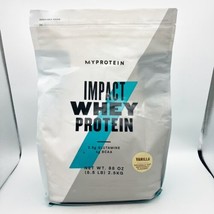 5.5 lb VANILLA Myprotein Impact Whey Protein Powder, Vanilla Exp 1/25 - $49.99