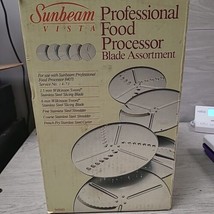 Sunbeam Vista Professional Wilkinson Food Processor 5 Blade Assortment N... - $25.00