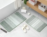 Bathroom Rug, 2 Pcs Ombre Bath Mat Set, Non Slip Ultra Soft And Water Ab... - $43.99