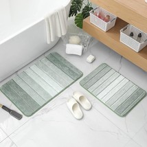 Bathroom Rug, 2 Pcs Ombre Bath Mat Set, Non Slip Ultra Soft And Water Absorbent  - £33.32 GBP