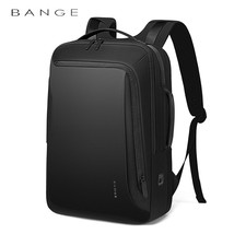 Men&#39;s Backpack 15.6 Inch Laptop Bagpack Black Large Capacity Mochila for USB Cha - £79.78 GBP