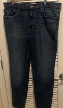 Everlane Mens The Slim Fit Low Stretch Organic Jean Dark Wash Size 36x30 - £38.93 GBP